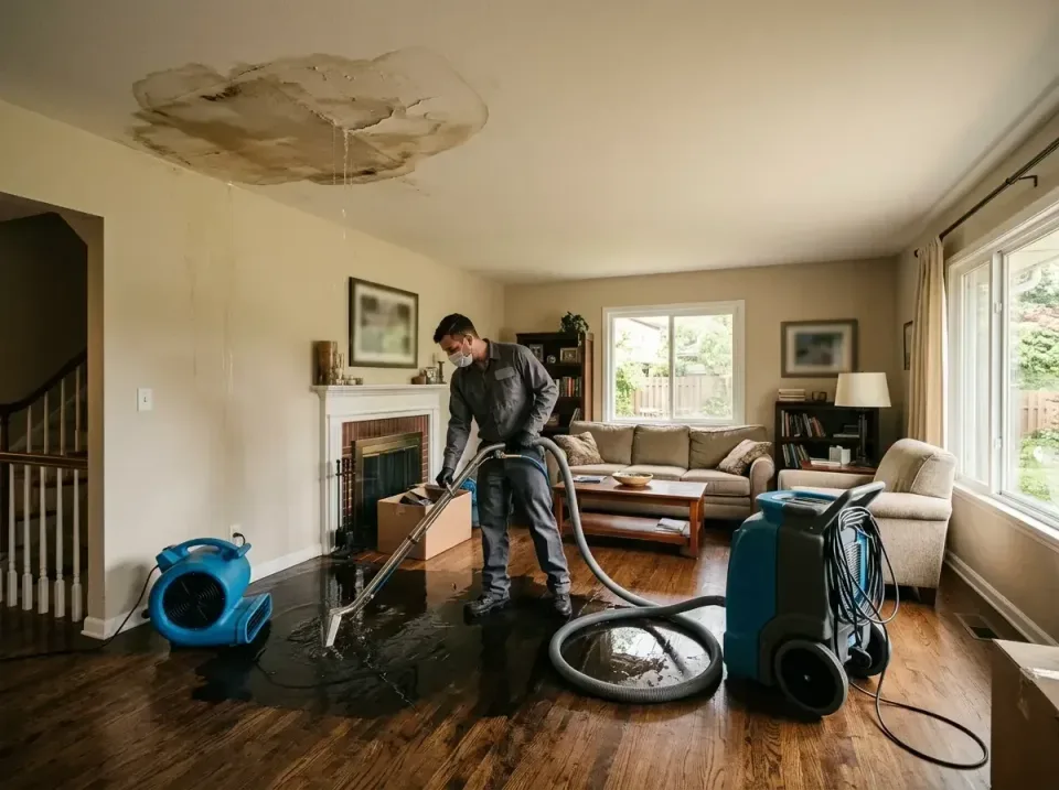 attic-pipe-burst-ceiling-drip-008 — frequently asked questions, Water Damage Restoration & Carpet Care in Spring Lake, NC